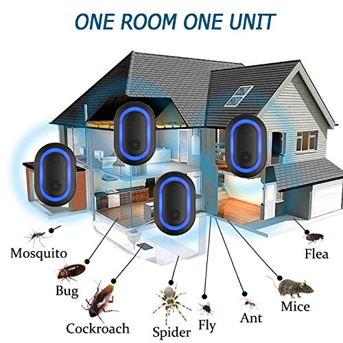 Eradream Ultrasonic Pest Repeller, Pest Repeller Plug in for Pest Reject, 2019 Newest Electronic Rodent Repellent Indoor Use for Bug Spider Ant Mice Roach Other Insects(2 Pack) - Thumbnail 5