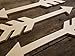 Unfinished Wooden Rustic Arrows Wall Decor