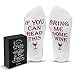 Funny Wine Socks With Gift Box 