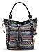 Scarleton Striped Pattern Jacquard Shoulder Bag H1382