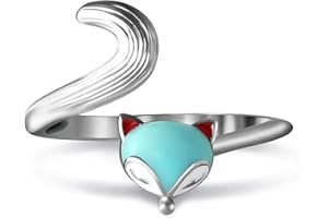 ⅠCROCHET Adjustable crochet yarn tension ring for crocheting, crochet knitting rings for tension, crochet accessories Christmas gifts for your family and friends (Fox)