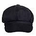 VBIGER Men and Women's Woolen Fedora Newboys Hat (Black)
