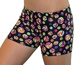 Volleyballs Spandex Shorts Inseam in 3 Lengths