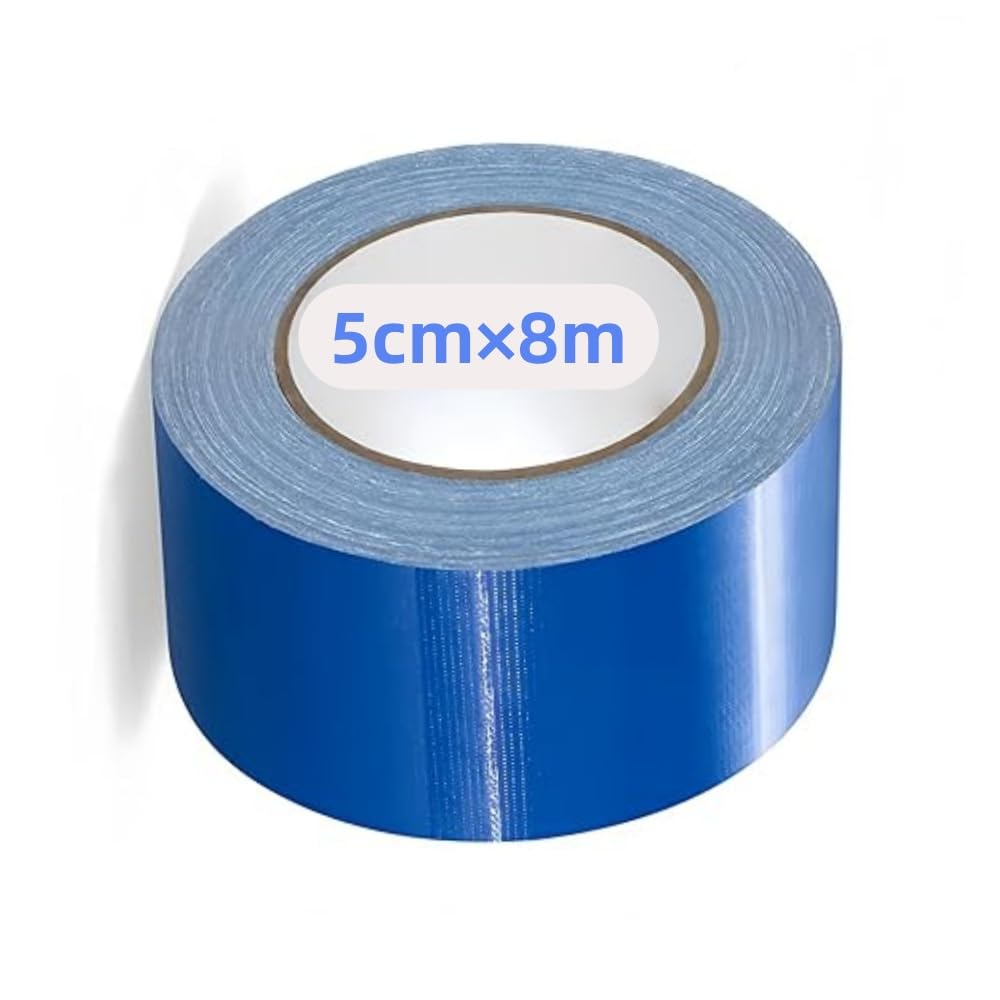 Loopunk Blue Tent Tape Waterproof Heavy Duty Gazebo Nylon Canvas UV Resistant (5cm x 8m)