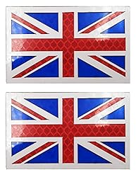 2 PCS AliPlus UK United Kingdom Flag Patches IR
