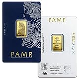 PAMP Suisse Gold Bar, 5 Gram.9999 Pure