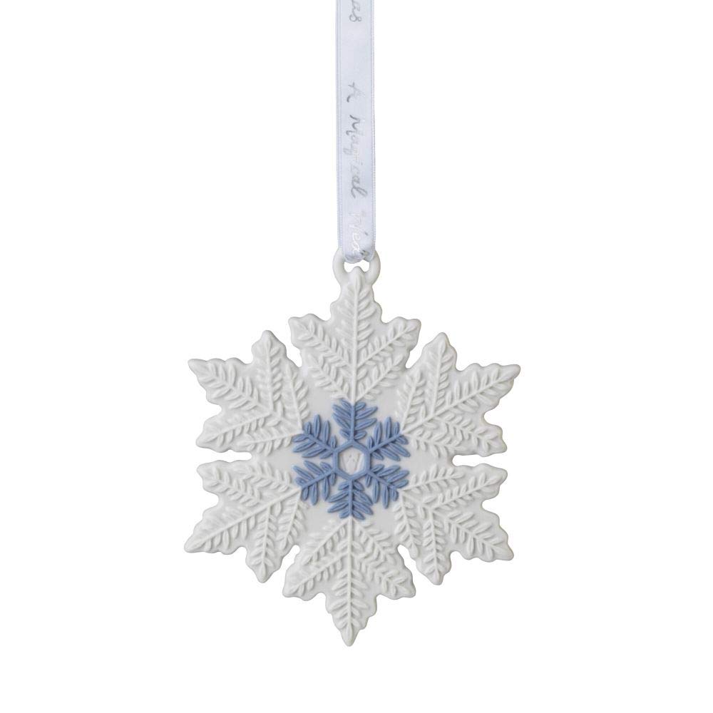 Wedgwood Figural Snowflake White Christmas Tree Ornament Decoration 2021