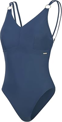 Damen Formender Strappy Badeanzug | Shapewear | Schwimmbekleidung für Strand und Urlaub Spruce Blue 36/12