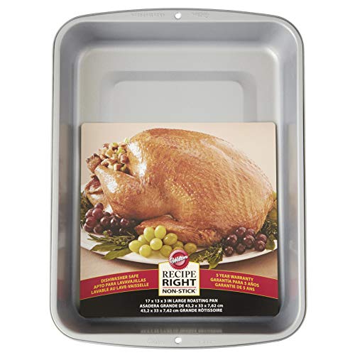 Wilton Recipe Right NonStick Roasting Pan, Excellent for Turkeys