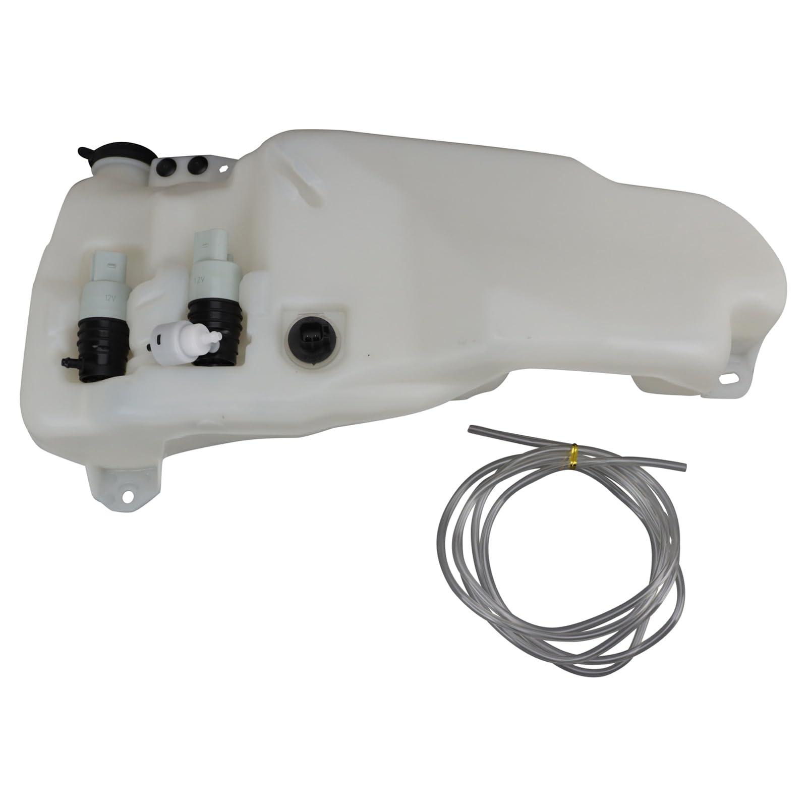 TRQ Windshield Washer Reservoir Compatible with 2021-2023 Cadillac Escalade Escalade ESV GM1288281