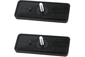 Cjuahsvior 2X Red Light Rear Motorbike Quad Scooter Bike Reflector Number Plate Rectangle Reflector for