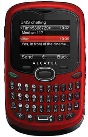 Kids Toy Dummy Cell Phone Red Alcatel OT255 Nonworking Fake Display - New