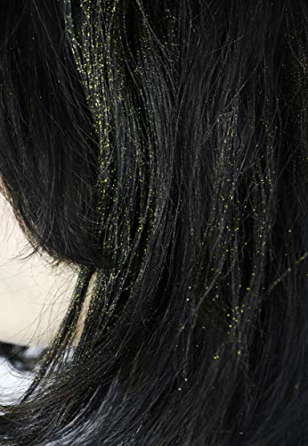 Hair and Body Glitter, Metallic and Glow In The Dark Spray (Glitter Gold)