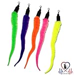Pet Fit For Life 5 Piece Replacement Pack of Worms for Interactive Cat and Kitten Toy Wands