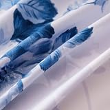 Prime Linens Duvet Cover Set 3 Pcs Brushed Microfibre Vintage Floral Blue Single view 4