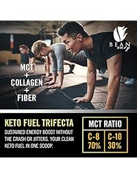 Polvo de aceite de TCM, colágeno y fibra de acacia prebiótica, para dieta Keto, aumento de...
