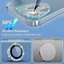 KINGXBAR 3PCS Sapphire Camera Lens Protector for