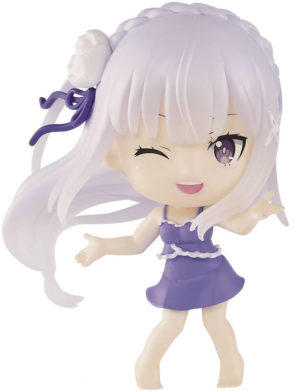 Banpresto - King Zero Figurine - Emilia Chibikyun Vol 2 6 cm - 4983164165951, Multi-Colour