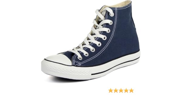 navy blue high top chucks
