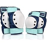 Dark Lightning Knee Pads for Work/Gardening, Knee and Elbow Pads Adult/Men/Women Multi-Sport BMX/MTB/Skateboard/Bike