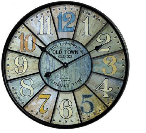 Fashion Vintage Silent Pocket Watch Fashion Wool Rustic Large Wall Clock Table Home