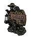Welcome Turtle Tortoise Shello Hello Sign With Solar Powered Lantern LED Light Statue Figure
