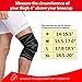 BERTER Knee Brace for Men Women - Compression Sleeve Non-Slip for Running, Hiking, Soccer, Basketball for Meniscus Tear Arthritis ACL Single Wrap (Silicone Gel, X-Large)