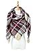 Women Winter Plaid Tartan Soft Scarf Large Blanket Scarf Wrap Shawl