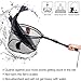 PLUSINNO Fishing Net Fish Landing Net, Foldable Collapsible Telescopic Pole Handle, Durable Nylon Material Mesh, Safe Fish Catching or Releasing(59