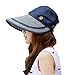 Jemis Women's X-Large Brim Sun Visor (Navy Blue)