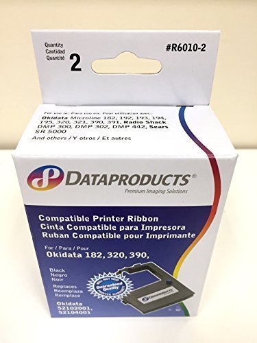 Data Products Compatible Printer Ribbon for okidata 182,320,390