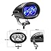 PowerBean Blue Forklift Safety Light Spot Light Warehouse Pedestrian Safe Warning Light Offroad Race Lamp, 9V - 60V LED, CREE LED, 10W, Waterproof PI 68 24V 48V Warning lamp (Toughened PC Lens)
