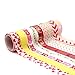 Washi Masking Tape Set of 36 Rolls, Decorative Masking Tape Collection, Colorful Tape Decorate for DIY Crafts, Festival Gift Wrapping,Office Party Supplies, Christmas, Lamp, Cards, Scrapbook