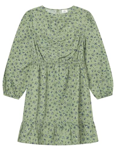 Springfield Nueva Camisa De Estructura con Bordado De Árboles, Verde, 7-8