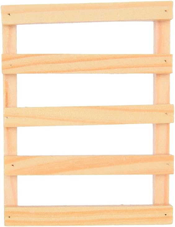 Elegance4beauty(TM) Practical 77cm Square Natural Wood Soap Dish Box Container