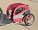 PetSafe Happy Ride Aluminum Dog Bicycle Trailer - Supports up to 50 lbs - Easy to Connect and Disconnect to Bikes - Includes Three Storage Pouches and Safety Tether - Collapsible to Store - Medium