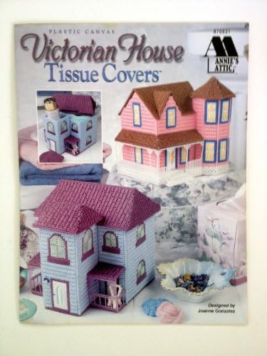 Plastic Canvas Victorian House Tissue Covers