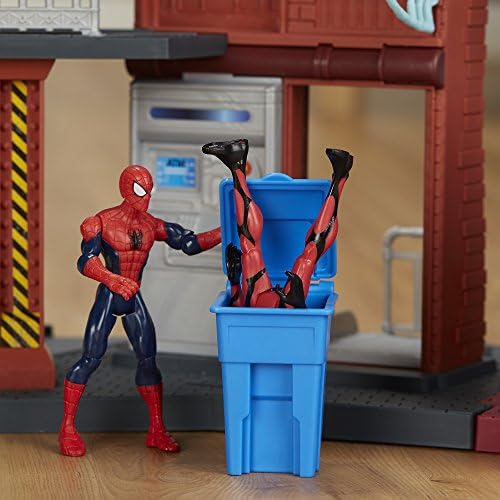 hasbro spider man mega city playset