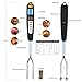 Digital Meat Thermometer for Grilling , (with Ready Alarm) - Ankway Instant Read Meat Thermometer with Long Probe for Thanksgiving Cooking, Grilling and Barbecue Turkey