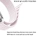 BEA FASHION Sport Bands Compatible with Watch Band 38mm Soft Breathable Woven Nylon Replacement Sport Loop Band for Watch Series 3 Series 2 Series 1 Pearl Pink