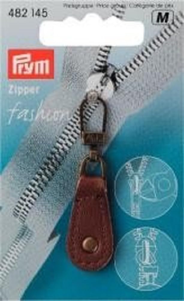 Prym - Prym Leather Brown Zipper - 1 Unit — image 1