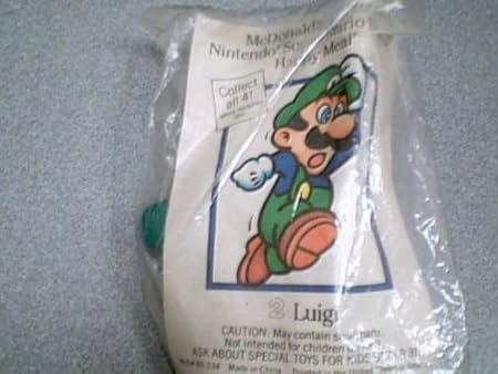 luigi mcdonalds toy
