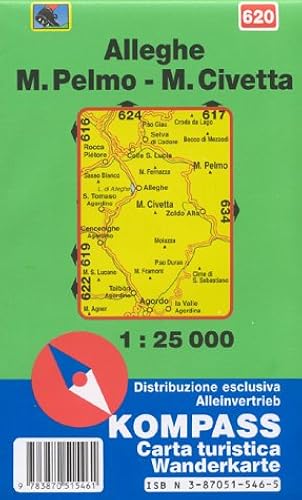 Download Alleghe/mte pelmo/mte civetta  1/25.000 PDF