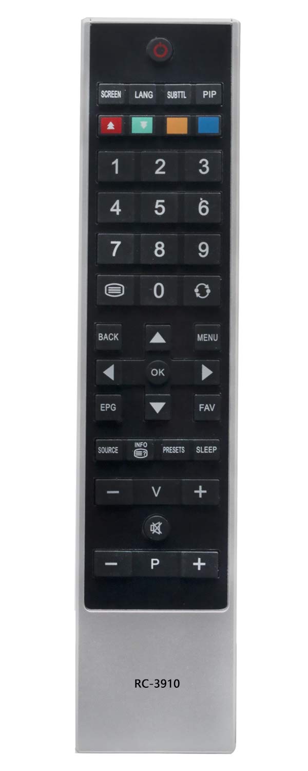 ALLIMITY RC-3910 Remote Control Replacement for Toshiba TV 37BV700B 32BV504B 40BV702B 37BV701G 32BV701B 40KV700B 40BV700B 32KV500B 46BL712G 40BL702B 32LT555C 32BV502B 40BV701B