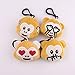 Swity Home 36 Pack Mini Emoji Plush Toy, Emoticon Toy, Mini Keychain Decorations, for Party Decoration, Party Supplies Favors, Set of 36