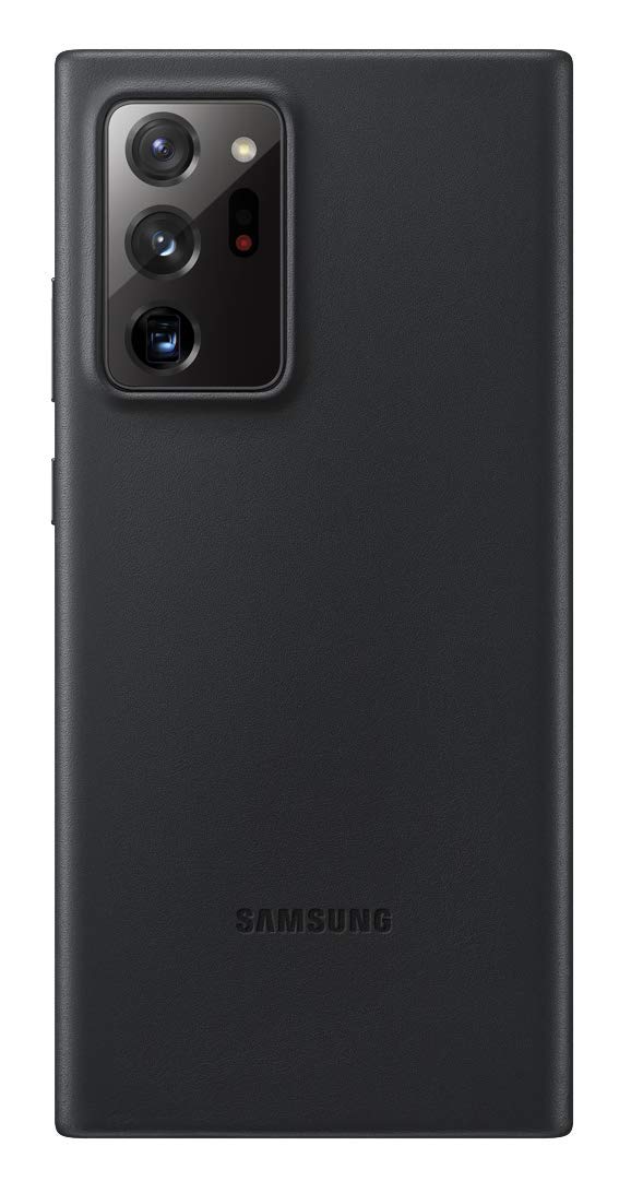 Samsung Note20 Ultra Leather Cover, Black