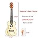 Solid Spruce Ukulele 23 Inch Ukele Concert Uke Mahogany Ukelele Hawaii Guitar
