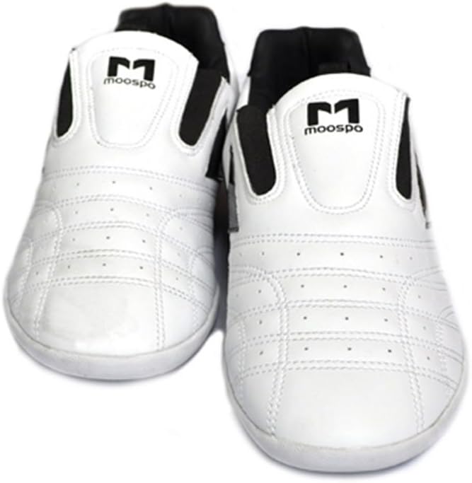 Moospo Taekwondo Shoes Kids/Adult TKD Competition Training Tae Kwon Do with 10ID TKD Patch Gift