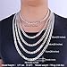 7MM Wide Hip Hop Chain Men Fashion Jewelry Platinum Plated Cuban Chain Necklace - 26
