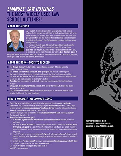 Emanuel Law Outlines: Torts - //medicalbooks.filipinodoctors.org